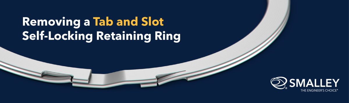 Self-Locking Retaining Rings
